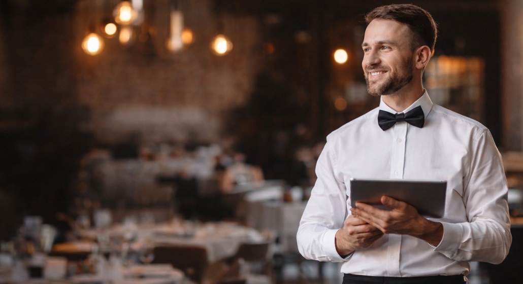 Sfeervol restaurantinterieur